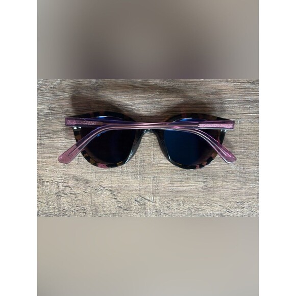 Nifties women’s sunglasses violet medium tortoise shell rim cat eye 46-22-140 main image 13